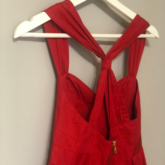 French Connection Red Swing Dress - Picture 3 of 4